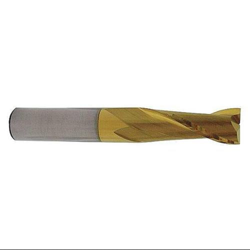 YG1 K5 Series High Speed Steel Metric Spiral Pointed Tap Round Shank with Square End M7-1.0 Thread Size D5 Tolerance Plug Chamfer TiCN Coated