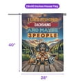 thumbnail image 5 of I Like Fishing, and My Dachshund, and Maybe 3 People. Happy Father's Day House Flag 28x40in Double Sided Wiener Dog Lover Gifts Idea Outdoor Decor - 00004, 5 of 5