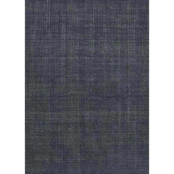 Ahgly Company Machine Washable Indoor Rectangle Industrial Modern Purple Navy Blue Area Rugs, 8' x 12'