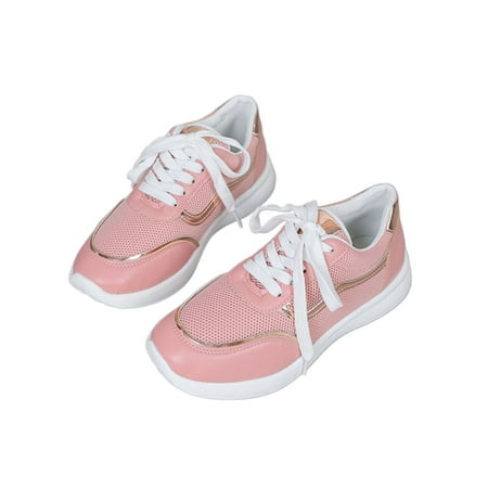 

Lacyhop Ladies Running Sneaker Breathable Sneakers Fitness Workout Athletic Shoes Gym Non-Slip Trainers Fashion Sport Walking Shoe Pink 8.5