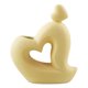 thumbnail image 2 of Estatua de Jarrón Nórdico, Corazón de Amor Irregular, Artesanía Elegante, Utilería para Fotos, para Fiesta, Hogar, Adornos Al Aire Lib Amarillo Gloria Florero Estatua, 2 of 4