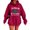 Red, variant on Columbia Inn Pine Tree Vermont Hoodies for Women Long Sleeve Christmas Graphic Hooded Sweatshirt with Pockets Pullover Tops