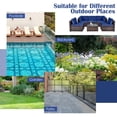 thumbnail image 6 of Kadyn Conversation Patio Porch Loveseat Chairs Furniture Set, Patio Furniture Sets 6 Pieces Patio Rattan Furniture Set with Cushions and Glass Coffee Table-Navy, 6 of 8