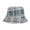 Green, variant on Unisex Reversible Bucket Hat for Men Women Plaid 2 in 1 Fisherman Style Sun Hat Outdoor Travel Green,Size Free Size