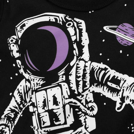 

Cathalem Shirts Boys 14 16 Toddler Kids Baby Boys Girls Galaxy Spaceman Print Long Sleeve Crewneck T Boys Thermal Long Sleeve Shirt Black 3-4 Years
