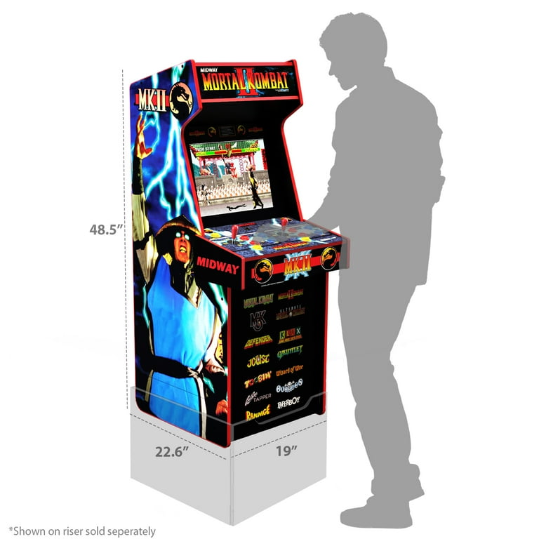Amazon.com: Arcade1Up Mortal Kombat II Deluxe Arcade Machine