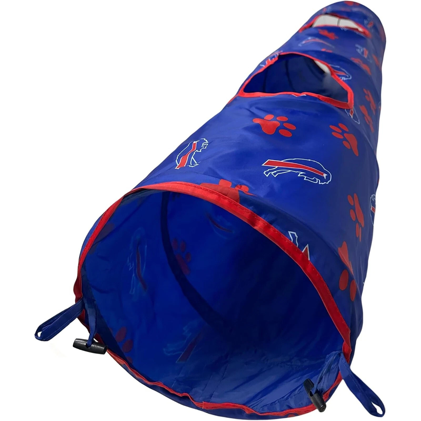 Pets First NFL Cat Tunnel Tube Toy & Plush Football Toy Filled with Catnip