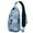 Bohemian Tribal (71), variant on Travel Sling Bag Hiking Casual Sport Daypack Bohemian Tribal Crossbody Bag for Travel Chest Bag Small Backpack for Women Men