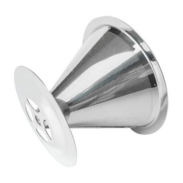 Filtro de café de acero inoxidable con base de malla de filtro de papel de filtro gratuito Filtro de café de malla