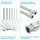 thumbnail image 3 of Uxcell 10 Pcs 21G 2 Inch Blunt Tip Dispensing Needle with Lure Lock for Refilling Liquid Inks Adhesives, 3 of 6