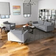 thumbnail image 5 of Mase 3-Piece Mid-Century Velvet Sofa and 2 Lounge Chairs Set in Gray, 5 of 5