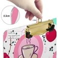 thumbnail image 4 of Coolnut Cartoon Cake Clipboard A4 Standard Size Decorative Clipboard with Low Profile Metal Clip for Students Men Women Classroom and Office Gifts, 4 of 7