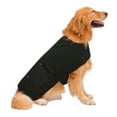 thumbnail image 2 of HDE Canvas Dog Vest Waterproof Jacket Cold Weather Coats for S-XL Dogs Black XL, 2 of 7