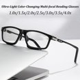 thumbnail image 2 of Anttaram Reading Glasses,Sports Color-Changing Multi-Focal Reading Glasses,Presbyopia Glasses,Anti Blue Light Glasses (2.5 x,Black+Grey), 2 of 7