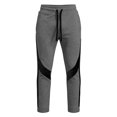 thumbnail image 5 of MXALUOB Track Pants for Men Color Block Elastic Waist Drawstring Athletic Joggers Fashion Full Length Workout Pant Gym Running Trousers, 5 of 6