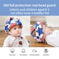 thumbnail image 5 of Casco De Seguridad Para Bebés, Protector De Cabeza Para Niños Pequeños, Sombrero Anticaída Infantil, Esponja Acolchada, Peso Ultraligero, Protección De Aprendizaje Para Caminar Para Bebés matsuzay BA000751-03, 5 of 5