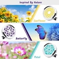 thumbnail image 6 of 3PCS Car Essential Oil Diffuser Vent Clip, Butterfly Flower Aromatherapy Locket with 24 Felt Pads for Car, Indoor, Office, Air Conditione, Bathroom, 6 of 8