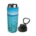 thumbnail image 2 of Cauagu Crystal Clear Ocean Waves Print 18oz Vacuum Insulated Stainless Steel Water Bottle,Coffee Travel Mug Spill Proof with Lid,Thermos Cup for Keep Hot/Ice Water Drinks, 2 of 7