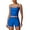 Blue。, variant on Two Piece Workout Sets for Women Sports Bra Tank Top High Waist Booty Lifting Shorts Gym Yoga Active Wear Outfits