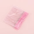 thumbnail image 7 of 50 Pcs Disposable Mascara Wands, Crystal Eyebrow Spoolies Brush for Eyelash Extensions, Pink Eye Lash and Makeup Brush, 7 of 7