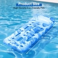 thumbnail image 3 of 2 Pack Inflatable Pool Floats Lounger for Adults, ANSFIL Pool Floats Raft, Pool Float Chair with Headrest for Pool, Beach, Lake, 3 of 9