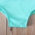 thumbnail image 3 of Fesfesfes Toddler Kids Baby Girls Lace Up Straps Swimsuit Solid Color Swimsuit Open Back One-piece Bathingsuit Swimdress, 3 of 8
