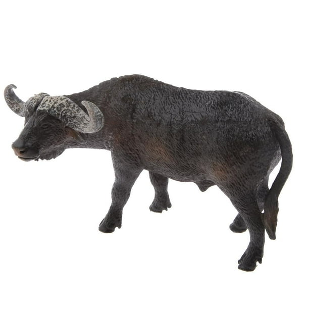 Figura de búfalo africano, animal salvaje, modelo de colección, juguete, regalo para niños 3