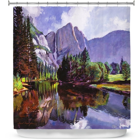 Shower Curtains 70" x 93" from DiaNoche Designs by David Lloyd Glover - El Capitan Yosemite