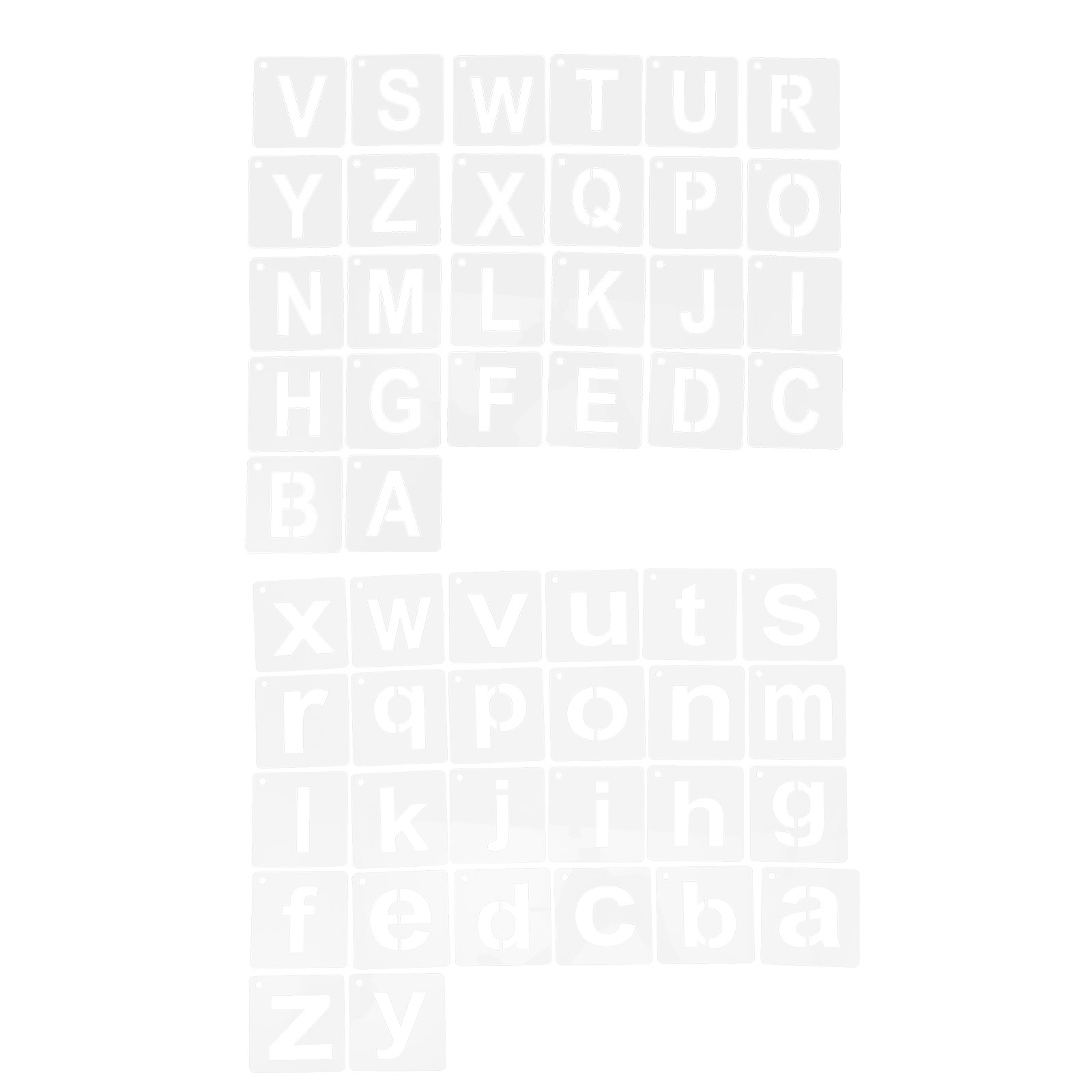NUOLUX Drawing Stencils Template Painting Alphabet Stencil Diy Letter
