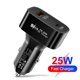 thumbnail image 4 of Cargador de coche de 2 puertos PC ignífugo PD25W QC3.0 Adaptador de teléfono de coche para iPhone 14 Pro, 4 of 8