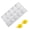 B, variant on 12 Cavity 3D Fruit Silicone Mold Banana Lemon Corn Strawberry Shaped for Candy Pastry Chocolate Truffle Cupcake Jelly Cookie Pudding Cake Decoration Mold