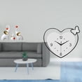 thumbnail image 2 of Esculturas de elefantes,Estatuas de elefantes,decoración del hogar,artesanías de cerámica,Figuras de elefantes familiares Adornos de escritorio,Reloj de pared,Reloj de pared acrílico para, 2 of 8