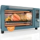 thumbnail image 1 of Nuwave Bravo Pro Smart Air Fryer Combo de horno tostador, encimera de horno de convección Airfryer, funciones 12 en 1 con tecnología más rápida y uniforme, 1800 W, 50-450 °F, sin PFAS, 21 QT, azul aco, 1 of 5