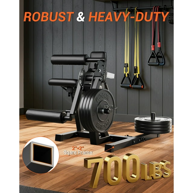 GloryStar Leg Extension and Curl Machine, 700lbs Capacity, Adjustable 4-in-1 Leg Workout Machine for Home Gym