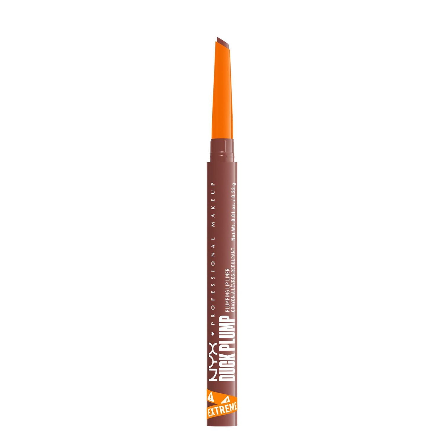 NYX Professional Makeup Duck Plump Plumping Lip Liner, With Spicy Ginger & Capsicum