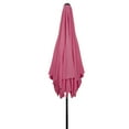 thumbnail image 5 of Northlight 8.85ft Outdoor Patio Lotus Umbrella with Hand Crank, Pink, 5 of 6