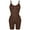 Brown, variant on MANIFIQUE 3 Packs Shapewear for Women Tummy Control Bodysuit Mid Thigh Butt Lifter Body Shaper Shorts