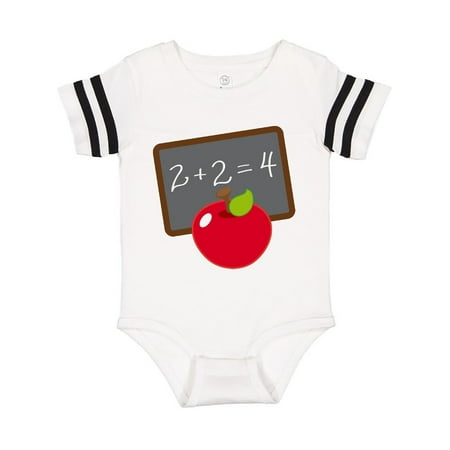 

Inktastic Chalkboard and Apple School Gift Baby Boy or Baby Girl Bodysuit