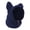Dark Blue M, variant on mdesiwst Dog Snood Winter Hood Warm Pet Hood with Ear Protection Fleece Neck Warmer with Drawstring for Dogs And Cats