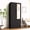 Black, variant on Armoire Wardrobe Closet with Mirror and 2 Drawers, 72'' Bedroom Armoire Wardrobe Cabinet with Hanging Rod and Light,Wooden Bedroom Closet with Adjustable Shelf