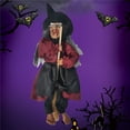 thumbnail image 2 of Halloween Ornament KTV Cloth Voice Control Witch Party Decoration with Light for House, 2 of 7