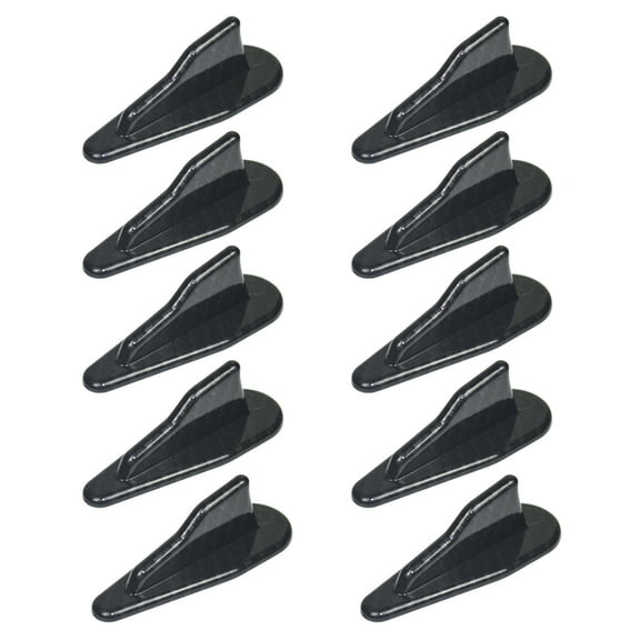 BELOWSYALER 10pcs/set Car Roof Diffuser Fish Fin set Car Roof Fish Fin Spoiler Wing Rear Roof Spikes Air