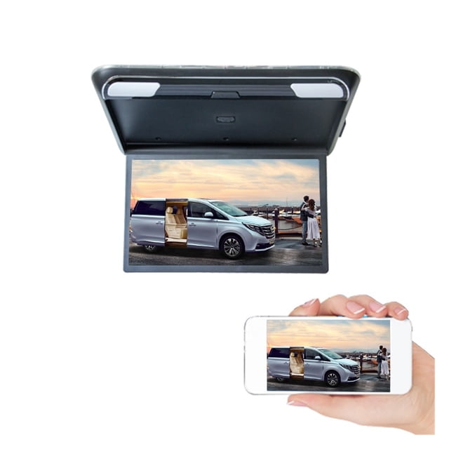 1080P 19 Inch Car Monitor HD LCD Screen Auto Ceiling TV Motorhome Roof Mount Display MP5 Portable Multimedia Car Video Playe ,Widely Used
