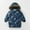 czb# Navy75, variant on Cuzibr Girls Winter Jacket Plush Hooded Camouflage Dinosaur Print Jackets Thicken Lined Padded Windproof Zipper Mid-Length Snowwear Winter Coat,Navy,5-6 Years