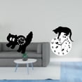 thumbnail image 2 of Reloj De Pared Decorativo Silencioso Con Forma De Gato, Sin Tictac, Fácil De Leer, Movimiento Silencioso, Adorno Acrílico Para Estudio, Dormitorio, Habitación Infantil, Cocina, Sala De, 2 of 8