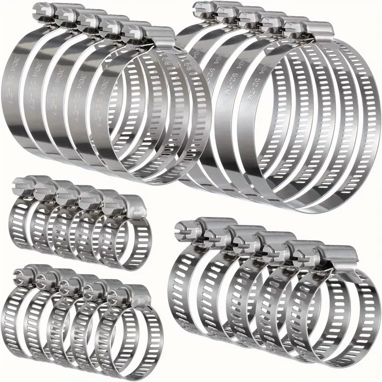 Worm Clamps Adjustable Pipe Clamp Hose Worm Drive - View #12