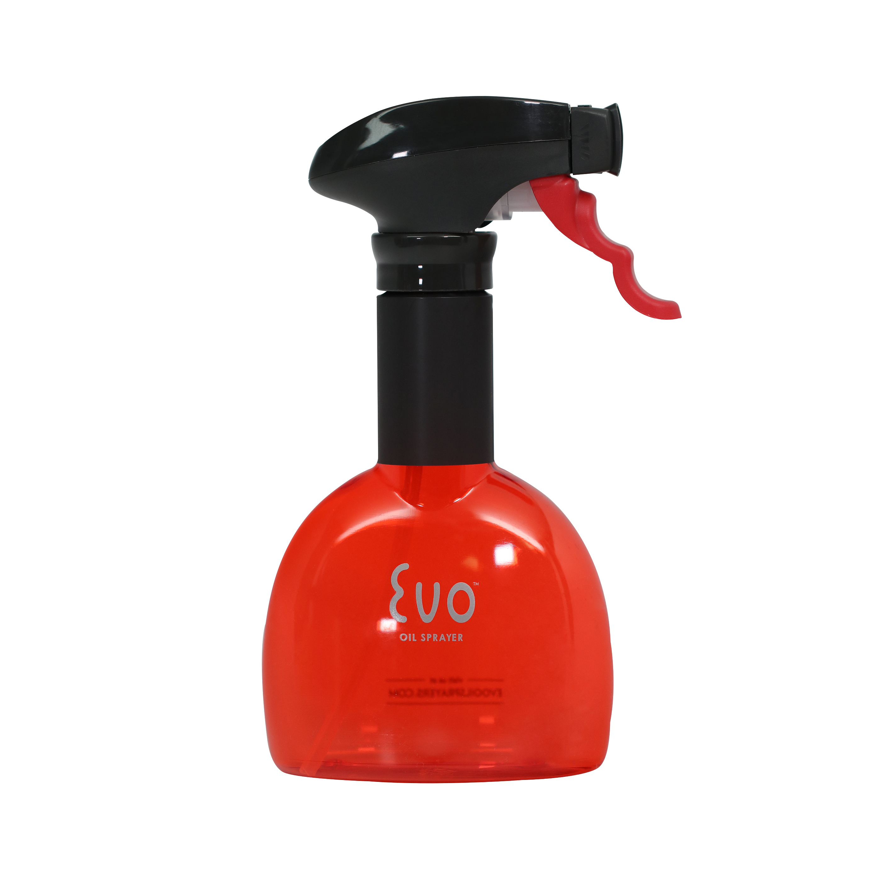 Evo Oil Sprayer Bottle, NonAerosol for Olive Oil and Cooking Oils, Red