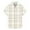 F-Beige, variant on Wyobmus Men's Regular Fit Shirt Checkered Shirt Casual Button Down Short Sleeve Turndown Collar Blouse Size S-3XL J-Green