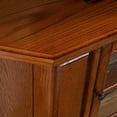 thumbnail image 2 of Leick Furniture Meuble Télé d'Angle de 46 Pouces en Fini Chêne Bruni, 2 of 6