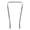 Silver, variant on WEUVEB Heavy Duty Metal Rod for Salon Chair Hydraulic Pump and Footrest Use